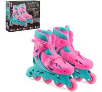 Inline Roller Skates Boots Adjustable, Boys & Girls, Blue