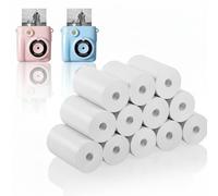 Kids Instant Camera Thermal Print Paper for Instant Printing 20 Rolls (50p per Roll) - Boxed in Corrugated Cardboard - No Ink Refills, Waterproof & Kid-Safe (White, Compatible with OFIKAL/MINIBEAR)