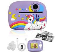 Kids Instant Digital Cameras for Boys and Girls, 1080P Video Digital Kids Camera That Print Photos with 32G Card,Portable Toddlers Camera Christmas Birthday Gifts Toys for Age 3-16 Years Old