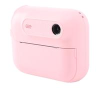 Kids Instant Print Camera, 48MP 1080P HD Digital Camera with 6X Zoom, Travel Photo Printer for Christmas Birthday, Includes 3 Rolls Paper, Built in Games MP3 (rose)