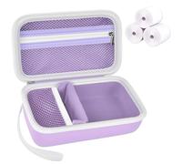 Kids Instant Print Camera Case and 3 Rolls Instant Camera Refill Print Paper - Purple