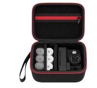 Kids Instant Print Camera Case for Dylanto for ESOXOFFORE for DUDUDRAGON with 3 Rolls Paper Refill, Digital Cameras Bag for ETIKEZ for Himont with Strap& Mesh Pocket for Thermal Paper-Black (Box Only)