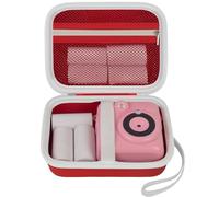 Kids Instant Print Camera Case for HiMont/for Hangrui/for ESOXOFFORE/for VTech KidiZoom PrintCam/for Gofunly/for Dylanto/for Hangrui/for GREENKINDER Digital Video Toddler Cameras - Box Only (Red)