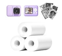 Kids Instant Print Camera Paper, Thermal Printing Refill Set for Toddler Camera, Compatible with ETIKEZ Funshot 20, HD Camera Thermal Printing Paper, 2.2" x 26ft (5.6cmx8m) Per Roll, 3 Rolls