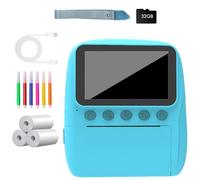 Kids Instantly Camera 1080P Video 32GBStorage Durability Design Child Safe Digital Camera Instantly Print Function Kids Print