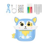 Kids Instantly Cameras With 3Roll Printing Paper For 1080P Video Child Friendly Designs 800mAh Battery Boy Girl Animal Design Instantly Print Camera Kids