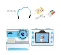 Kids Instantly Print Camera 2.4inch Large Screen Front & Rear Lens 4800W Pixel For Children Creative Birthday Gift Kids Instantly Print Camera