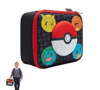 Kids Insulated Lunch Bag EVA School Lunchbox with Bottle Holder Carry Handle