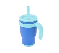 Kids Insulated Water Bottle 420ml Stainless Steel Blue Tiny to Tots Water Bottle for Kids Reusable Straw Double Wall Design Keeps Water Cold BPA Free Perfect for Children