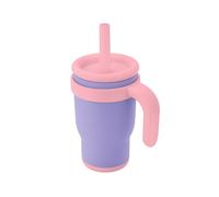 Kids Insulated Water Bottle 420ml Stainless Steel Pink Tiny to Tots Water Bottle for Kids Reusable Straw Double Wall Design Keeps Water Cold BPA Free Perfect for Children
