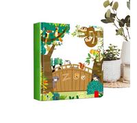 Kids Interactive Books | 3D Animal Pictures Storybook - Pop Design Early Learning Books,for Reading Speech Kids Boy Girl Birthday Kindergarten Travel Home
