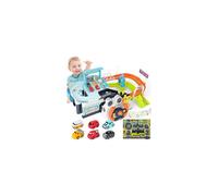 Kids' Interactive Car Track Set-Steering Wheel with Sound Effects Track Simulation Toys Ideal for 3-5 Year Olds Perfect for Birthdays Christmas Gifts