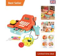 Kids Interactive Cash Register Playset - 26 Pieces for Imagination & Learning