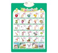 Kids Interactive Educational Wall Chart Talking Toy For Toddler Early Learning Water And Safe Use