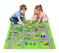 Kids Interlocking Foam Play Mat - Large Foam Tiles, 1.5cm Thick EVA Foam Floor Mats for Children, Non-Toxic Puzzle Foam Mats for Playroom, Indoor & Outdoor Use