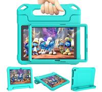 Kids iPad Case, Not for Samsung, Please See Blue for Compatibility - Cyan