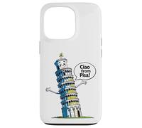 Kids Italy Leaning Tower Pisa "Ciao from Pisa" Girl or Boy Case for iPhone 13 Pro
