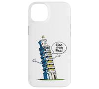 Kids Italy Leaning Tower Pisa "Ciao from Pisa" Girl or Boy Case for iPhone 14 Plus