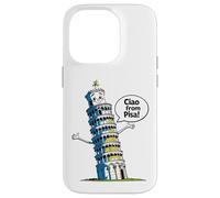 Kids Italy Leaning Tower Pisa "Ciao from Pisa" Girl or Boy Case for iPhone 14 Pro