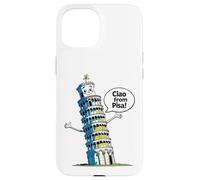 Kids Italy Leaning Tower Pisa "Ciao from Pisa" Girl or Boy Case for iPhone 15