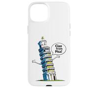 Kids Italy Leaning Tower Pisa "Ciao from Pisa" Girl or Boy Case for iPhone 15 Plus