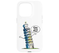 Kids Italy Leaning Tower Pisa "Ciao from Pisa" Girl or Boy Case for iPhone 15 Pro