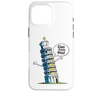 Kids Italy Leaning Tower Pisa "Ciao from Pisa" Girl or Boy Case for iPhone 16 Pro Max