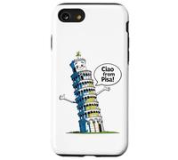 Kids Italy Leaning Tower Pisa "Ciao from Pisa" Girl or Boy Case for iPhone SE (2020) / 7 / 8