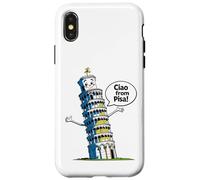 Kids Italy Leaning Tower Pisa "Ciao from Pisa" Girl or Boy Case for iPhone X/XS