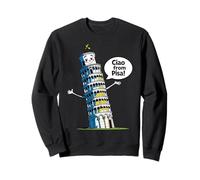 Kids Italy Leaning Tower Pisa "Ciao from Pisa" Girl or Boy Sweatshirt