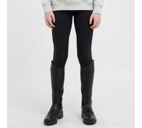 Kids' Ivy Knee Patch Tights Black, Black 7-8Y