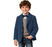 Kids Jacket Boys Corduroy Blazer Formal Jackets for Kids Casual Corduroy Suit Jacket Three Button Auntumn Winter Spring Sport Coat for Party Holiday Festival Formal Occassion 4-14 Years