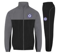 Kids Jacket & Pants Tracksuit Set Chelsea FC Black 4-5 Years