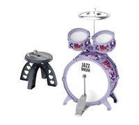 Kids Jazz Drum Set Music Enlightenment Development Toy Cymbal Bass Drum Kits Style A