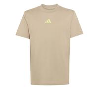 Kids' jersey T-shirt adidas Slogan Single Beige 15/16 years