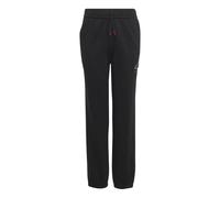 adidas Boy's Boys Slogan Fleece Pants, Black/Pure Ruby, 15-16 Years