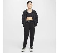 Nike Girls G Np Df FLC Jggr Pants, Black/Black/Black/White, 158/170