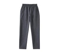 Kids Jogging Pants Autumn Casual Runing Solid Color Long Trousers School Everyday Wear Basic Solid Color Tennis Workout Track Pants Jogger Long Pant Dark Gray 14-15 Years