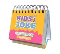 Kids Joke Calendar, Funny Silly Notes, Perpetual Tool With Sturdy Build, Daily Device With Sturdy Finish, Home Accessory, Fun Assist For Boys Girls Children Family Office School Desktop Bookshelf