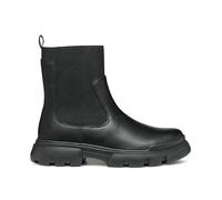 Geox J Junette Girl C Chelsea Boot, Black, 0 UK