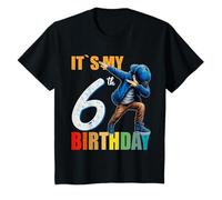 Kids Jungen Dabbing BÄÄM Ich bin 6 Es ist mein 6th Birthday [German Language] T-Shirt