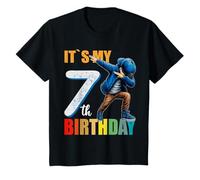 Kids Jungen Dabbing BÄÄM Ich bin 7 - Es ist mein 7th Birthday [German Language] T-Shirt