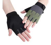 Kids Junior Cycling Gloves Non-Slip Breathable Half Finger Skateboard Bike Riding Gloves Mitten Shockproof Sports Training UV Protection Fingerless Fishing Climbing Gloves for Boys Girls Age 5-12