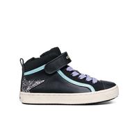 Geox Girl's J Kalispera Girl M Sneakers, Black a, 6 UK Child