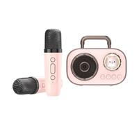 Kids Karaoke Machine, Portable Karaoke Machine - Wireless Karaoke Machine with 2 Microphones | Long Lasting Rechargeable Microphone Connection Audio Supplies for the