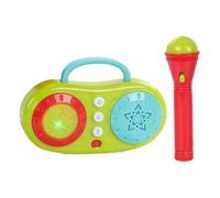 Kids Karaoke Machine, Wireless Microphone Speaker, Multi-Function Singing Toy, Adjustable Volume & Sound Effects, Educational Music Playset, 6.69x4.53x1.77 Inches