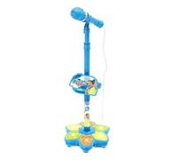 Kids Karaoke Machine With Stand - Microphone With Flashing Stage Lights, Adjustable Stand Gift Girls Birthday Presents Kids Microphone With Stands For Children