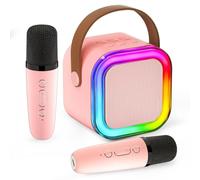 Kids Karaoke Machines with 2 Microphones - Christmas Stocking Fillers Gift for 5 6 7 8 9 10 Year Old Teenage Girl Boy Toys Birthday Presents Secret Santa Gifts