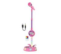 Kids Karaoke Míçropĥ - Wireless Music Toy | Stand & Built-In Speaker | ABS Construction; 110×18cm Size; Adjustable Stand With Light-up Design And Mobile Phone Connection