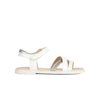 Geox J5235d00254 Karly Sandals White EU 36 Girl
